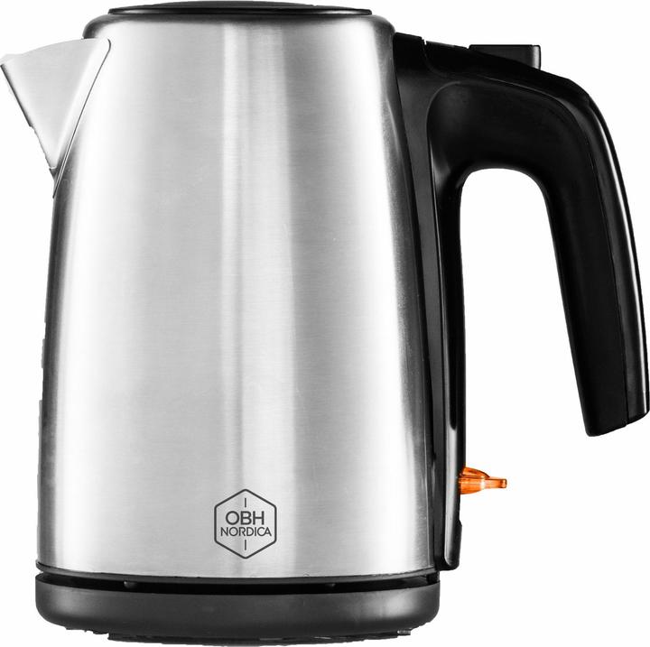Actual product image OBH Nordica 6408 Kettle 1 l 1650 W Black, Stainless Steel (1 l)