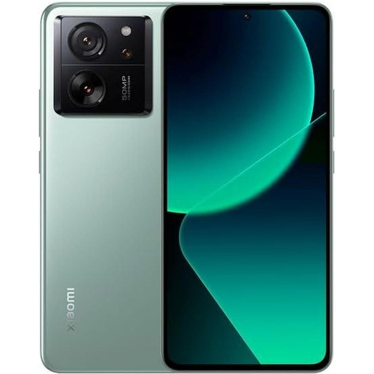 Xiaomi 13T (256 GB, meadow green, 6.67", Dual SIM, 5G), Smartphone, Grün