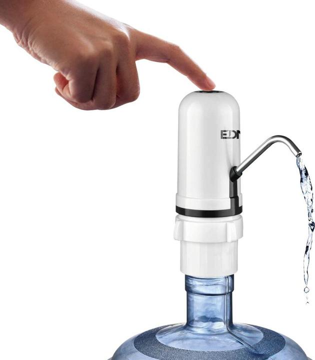 Actual product image EDM Automatic rechargeable water dispenser 76753 ø 9 x 19 cm Electronic water dispenser