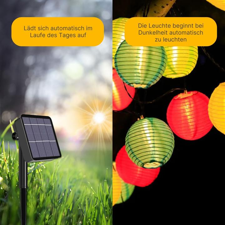 Produktbild Hermex Solar Lampion Lichterkette (6.50 m)