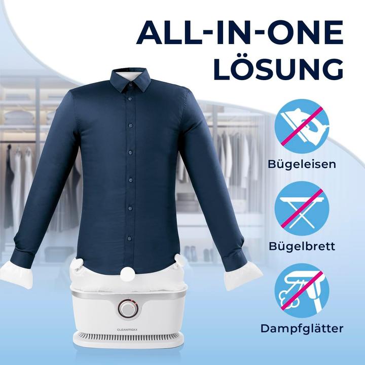 Produktbild CleanMaxx Bügler für Hemden & Blusen (1800 W)