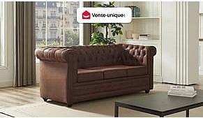 Produktbild Vente-unique Chesterfield (3-Sitzer)