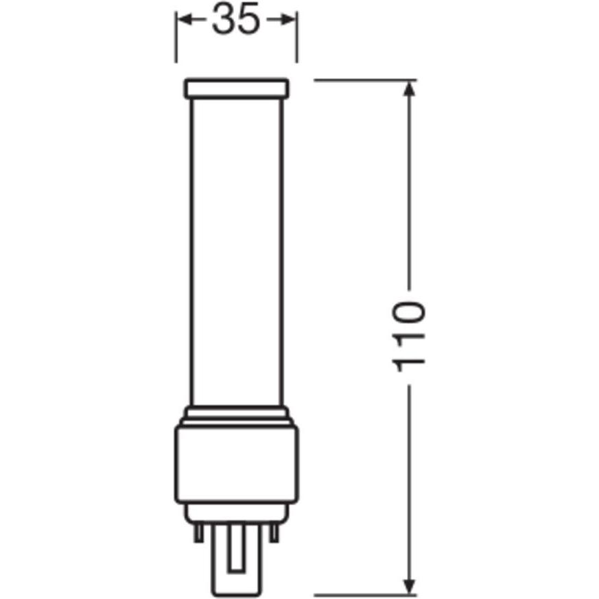 Thumbnail - Ledvance, Leuchtmittel, LED-Kompaktlampe (G24d-1, 5 W, 540 lm, 1 x, F)