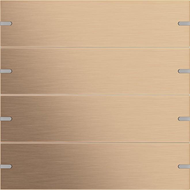 Actual product image Gira 502438 4f Tastsens.4 TS4 Bronze Rocker set
