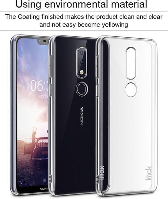 Actual product image Imak Crystal Clear Series II Plastic Cover (Nokia 6.1 Plus)