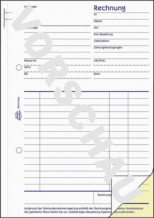 Produktbild Avery Rechnung (40x)