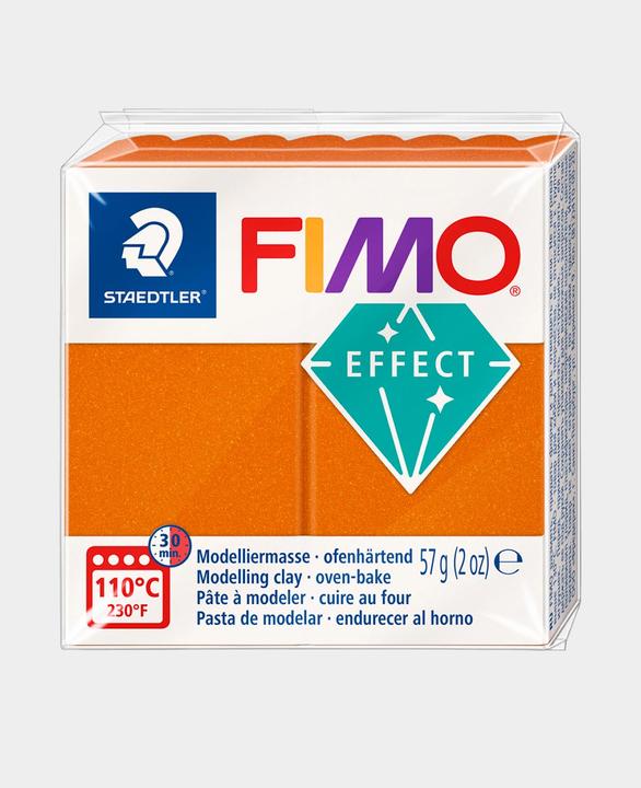 Produktbild Fimo Effect Soft Knete Metallic Orange 57gr.