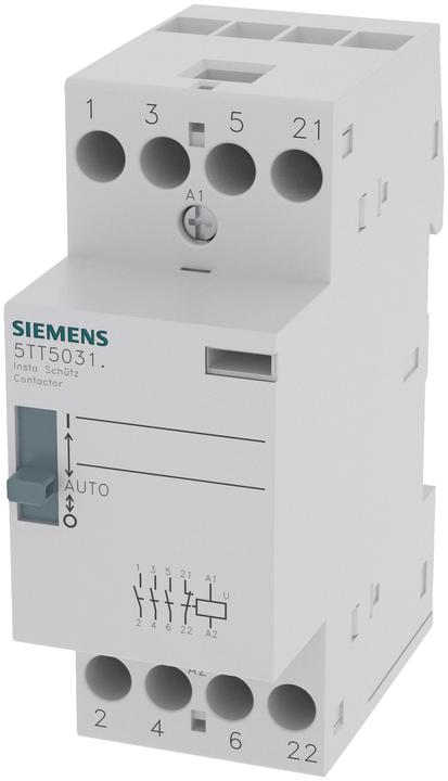 Produktbild Siemens Insta Contactor 0/1 auto 3NO 1NC AC