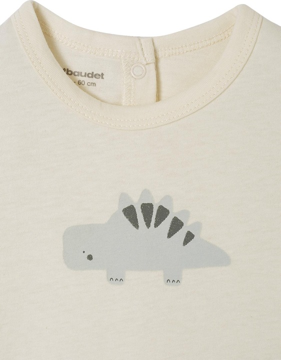 Actual product image Vertbaudet Bio-Kollektion: 2er-Pack Baby Strampler mit Dinos (98)