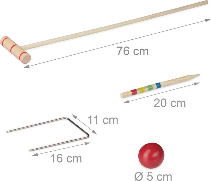 Productafbeelding Relaxdays Gioco del croquet