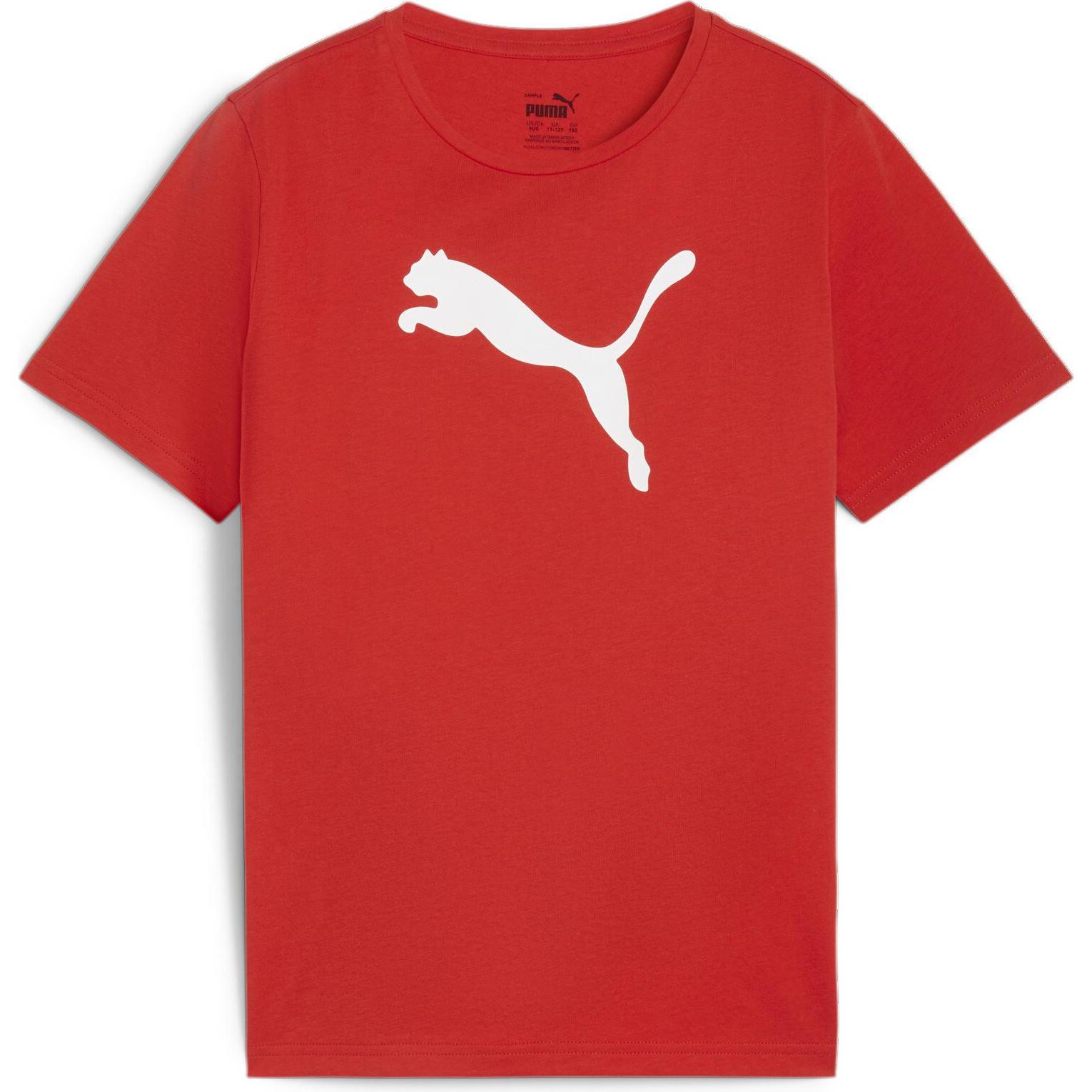 Thumbnail - Puma, Jungen, Sportshirt, teamRISE Logo Jersey Cotton Jr (152), Rot, 152