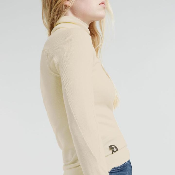 Produktbild G-Star RAW Core Slim Turtle Knit, wit (Chalk D25510-d847-127), S (S)