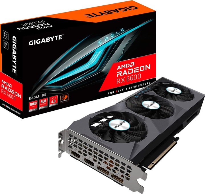 Image du produit Gigabyte Radeon RX 6600 EAGLE (8 Go)
