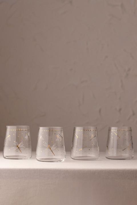 Actual product image Hermia Dragonfly Glass Set (4 Pieces) (0.42 l, 4x)