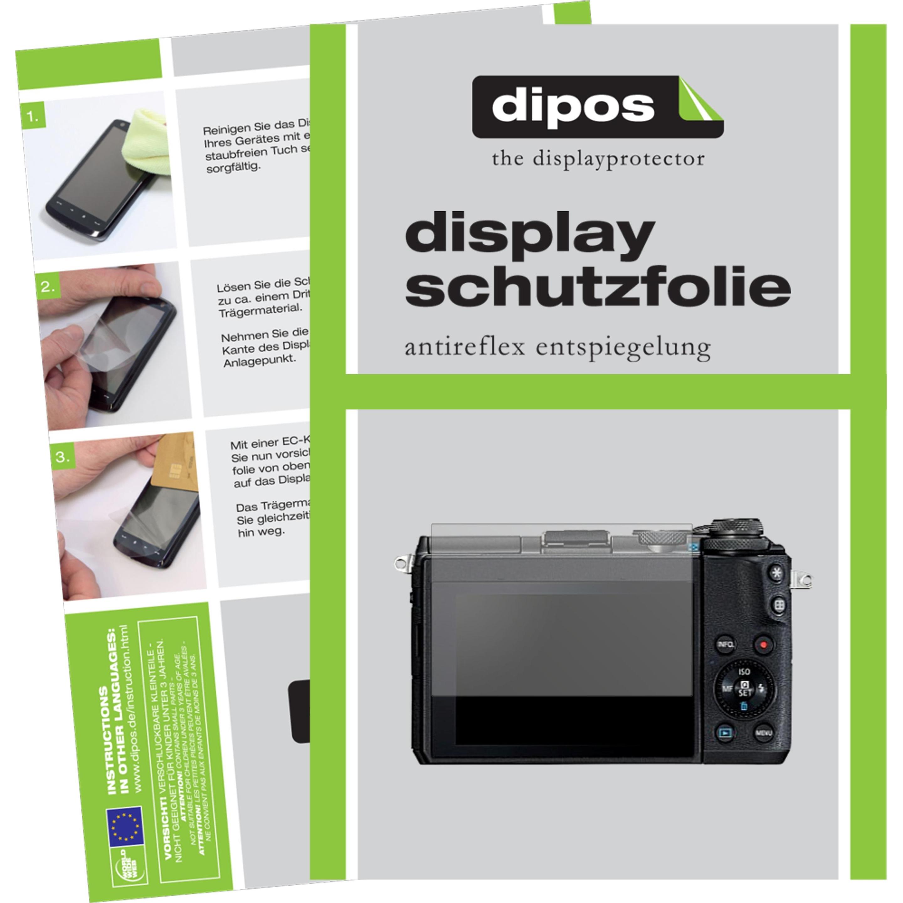 Dipos Displayschutzfolie Antireflex (Displayschutz, EOS M6), Kameraschutz, Transparent