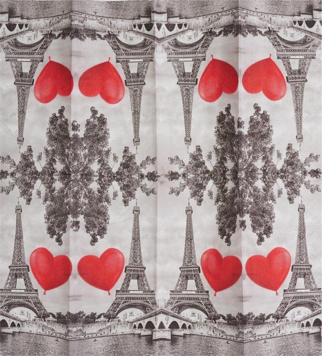 Actual product image Paper + Design City of Love" paper handkerchiefs