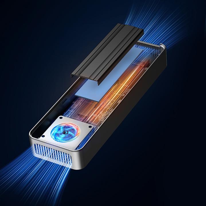 Actual product image Orico Other Computer Accessory OUM2-G20 M.2 NVME USB-C 3.2 20Gb/s Disk Drive - Silver (M.2)