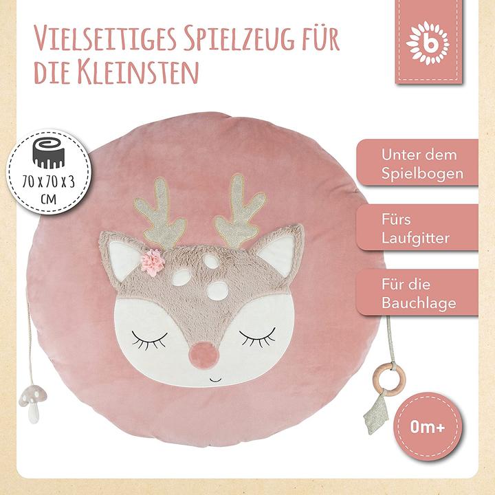 Image du produit Bieco Couverture d'éveil Chevreuil Ella 70 cm