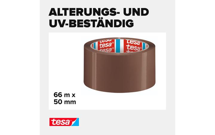 Actual product image tesa tesapack SOLID & STRONG packing tape, quiet unwinding (50 mm)
