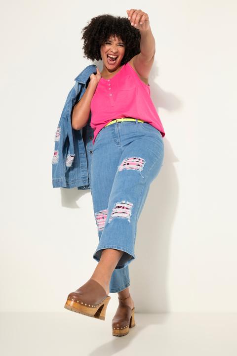 Actual product image Angel of Style Jeans with wide legs and distressed details (46)