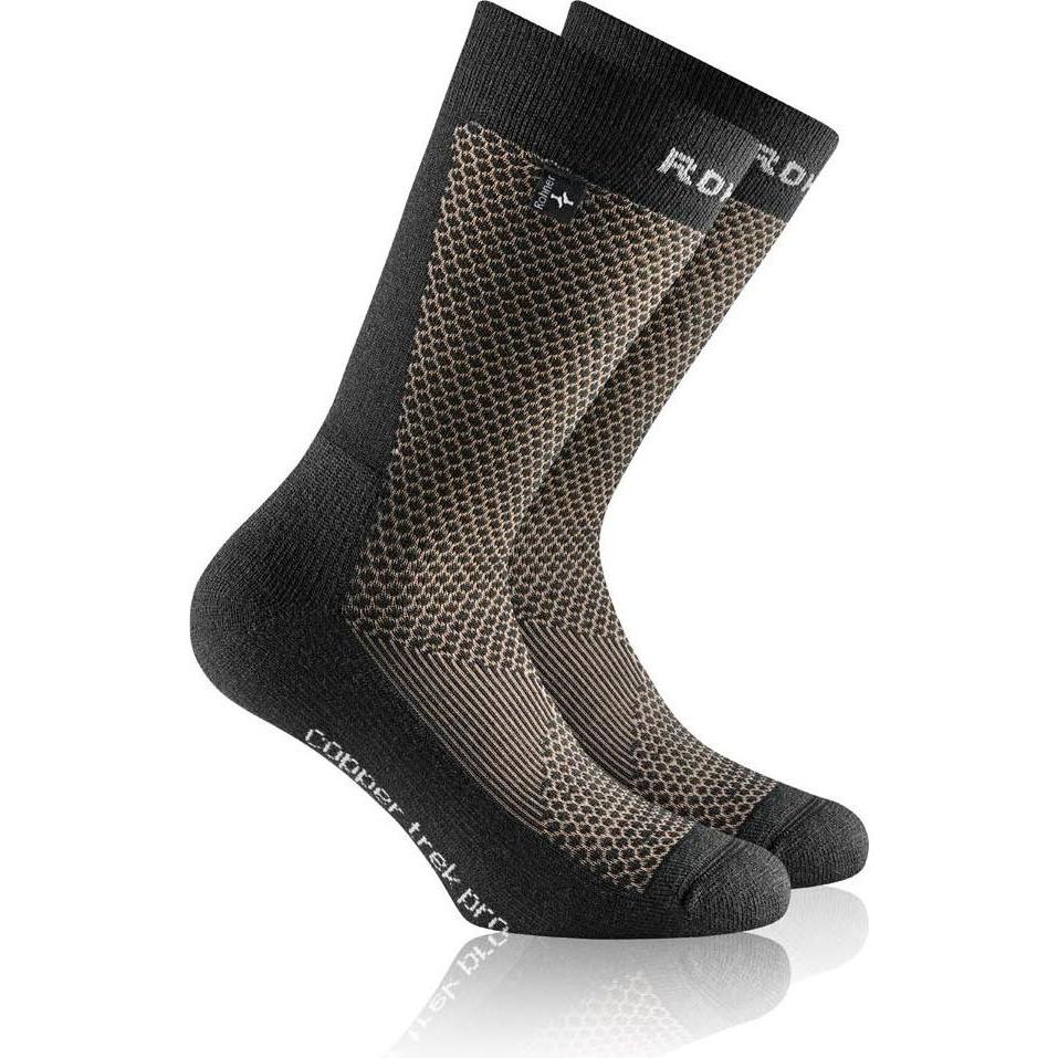 Rohner, Unisex, Sportsocken, Copper Trek Pro (36 - 38), Schwarz
