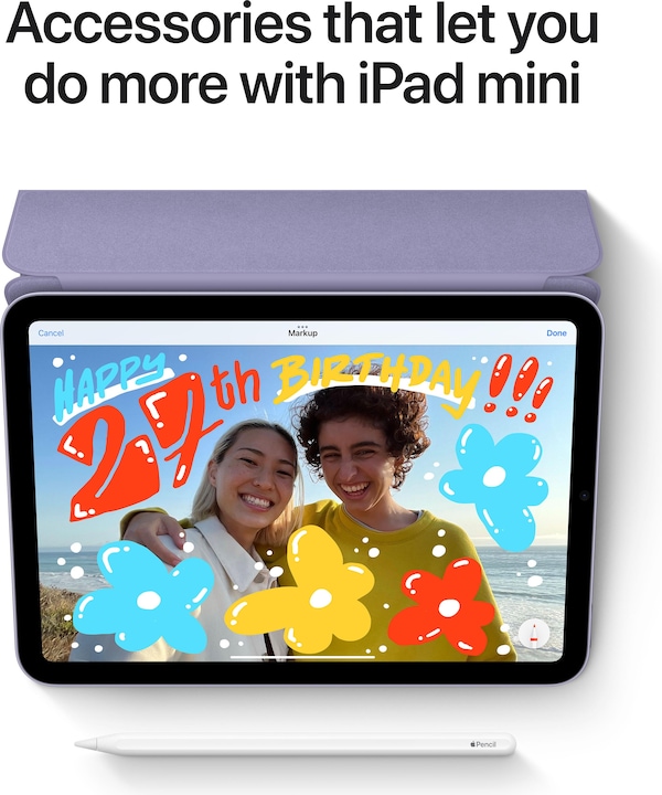 Produktbild Apple iPad mini 2021 (6.Gen) (5G, 8.30", 64 GB, Starlight)