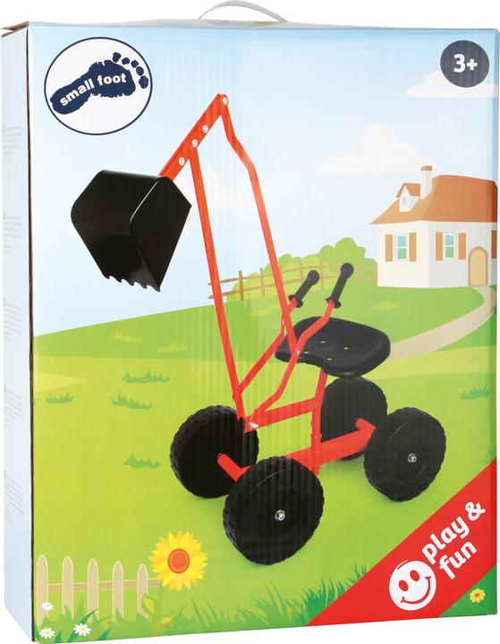 Actual product image small foot Excavator with wheels