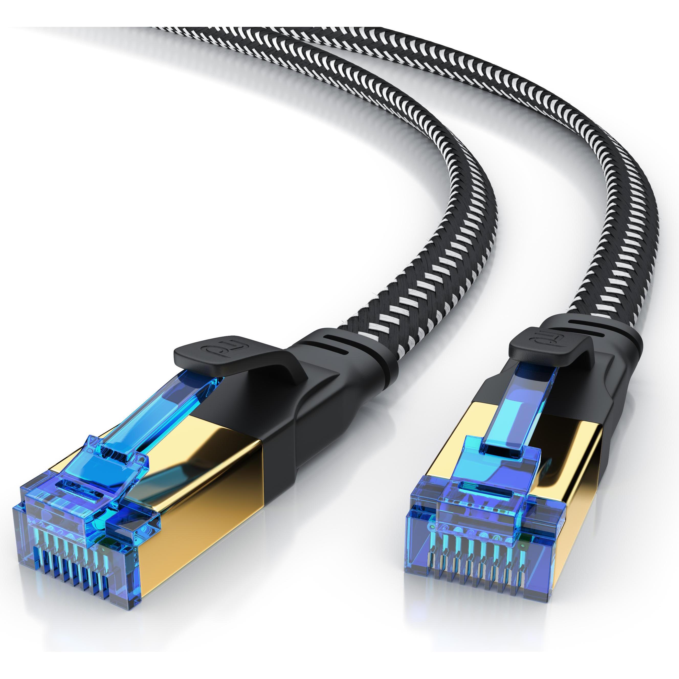 Primewire Netzwerkkabel (U/FTP, CAT8.1, 5 m), Netzwerkkabel