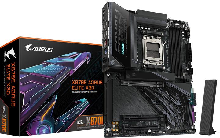 Image du produit Gigabyte X870E AORUS ELITE X (X870,AM5,ATX,DDR5) (AM5, AMD X870E, ATX)