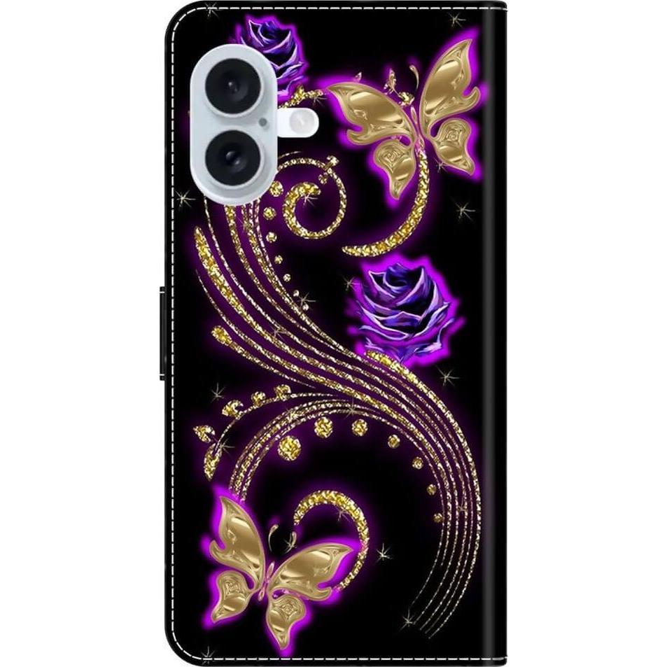 Thumbnail - Cover-Discount iPhone 16 - 3D-Effekt Hülle Etui (Apple iPhone 16), Smartphone Hülle, Blau