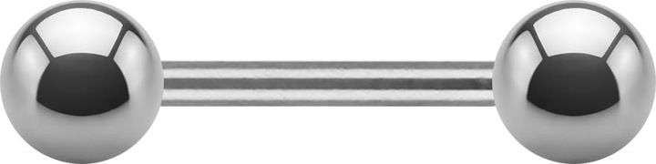 Produktbild Star Piercing Barbell High Polished mit Kugel (ohne Messing, Chirurgenstahl 316L)
