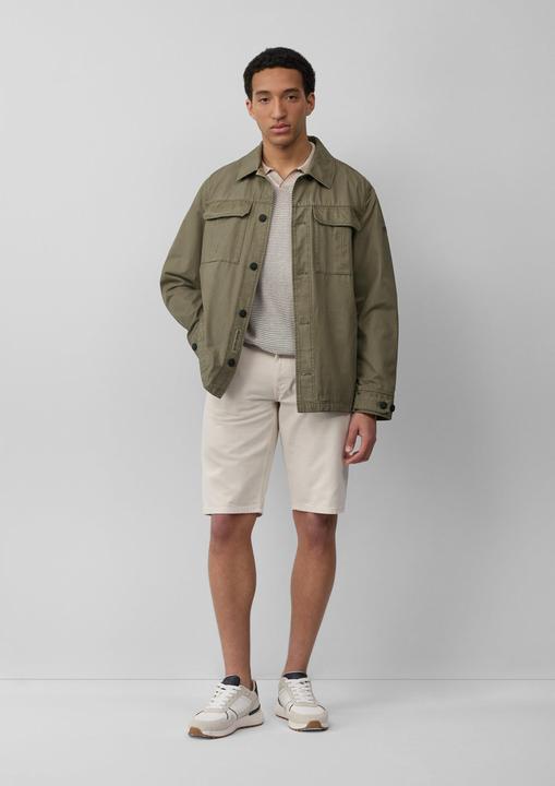 Produktbild s.Oliver Strickpullover Gestricktes Poloshirt aus Leinenmix (S)