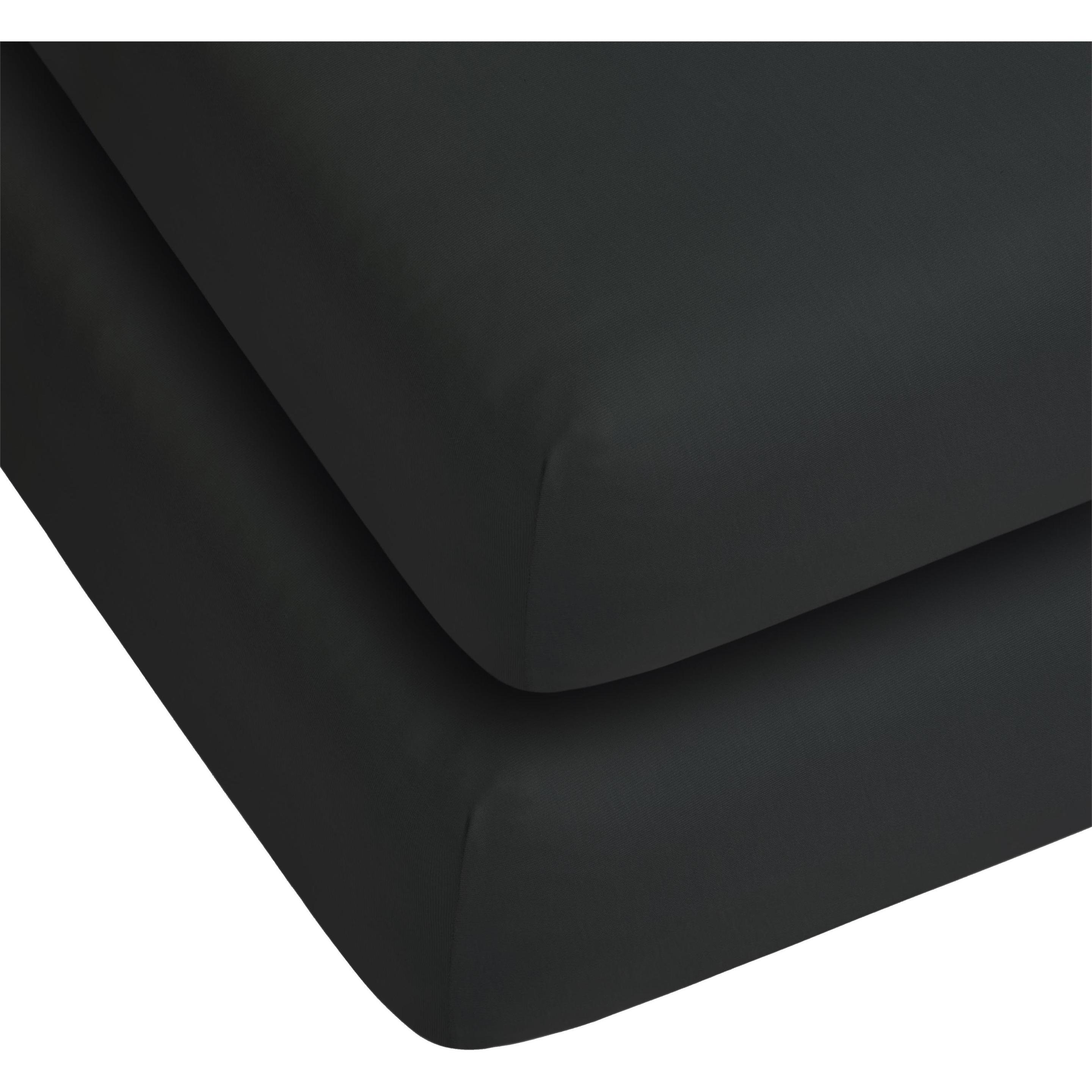 Aspero, Fixleintuch, 2 x Spannbettlaken aus Baumwolle (90, 100 x 200 x 25 cm)