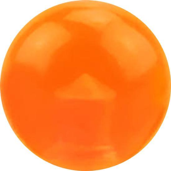 Image du produit Star Piercing Boule orange transparente (sans laiton, Acrylique)