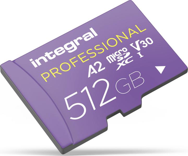 SDXC Micro 512 Go U3 V30 A2 (512 Go, microSD, U3, UHS-I)