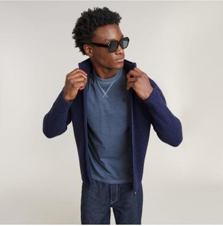 Produktbild G-Star Doppelkragen-Reissverschluss-Strickjacke (XL)