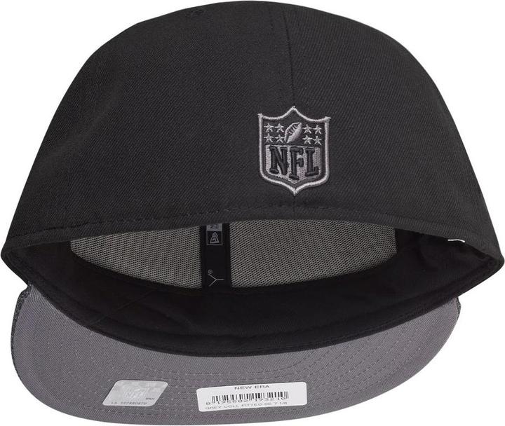 Produktbild New Era NFL - Seattle Seahawks - Grey Collection 59Fifty Cap schwarz 6 7/8 (56)