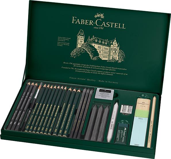 Produktbild Faber-Castell Pitt Graphite Set (B, 2H, 4B, 6B, 3B, HB, 2B, 26 x)