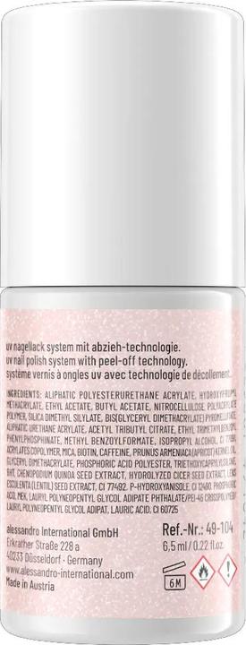 Actual product image Alessandro ALESSAN Striplac UV Colour Bab Pin 6.5ml (baby pink, UV gel varnish)