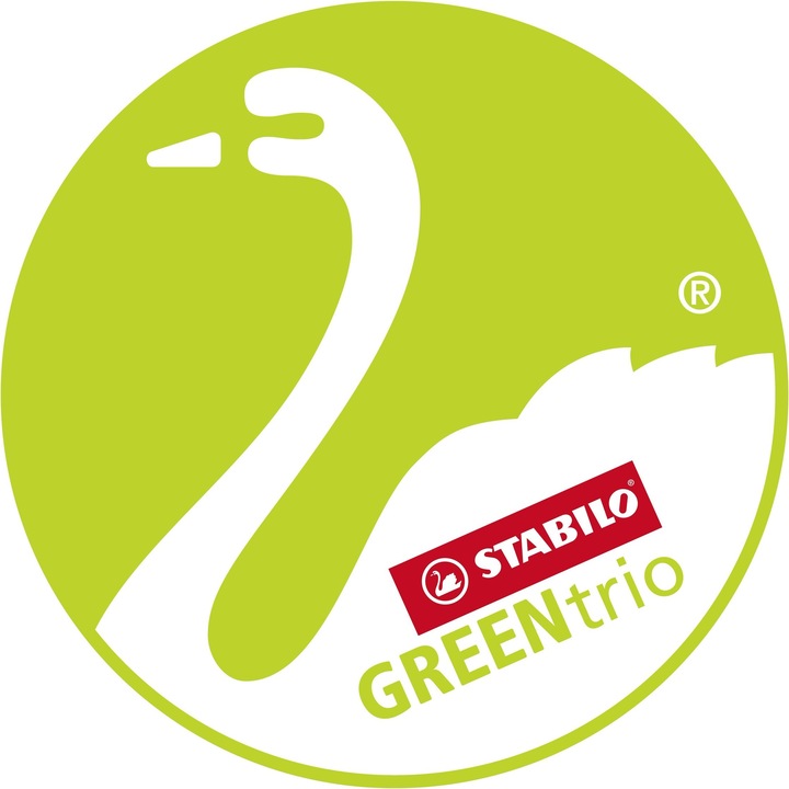 Produktbild STABILO GREENtrio Dreikant-Buntstift (Mehrfarbig, 12 x)