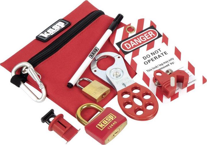 Actual product image Kasp Locking set for electricians