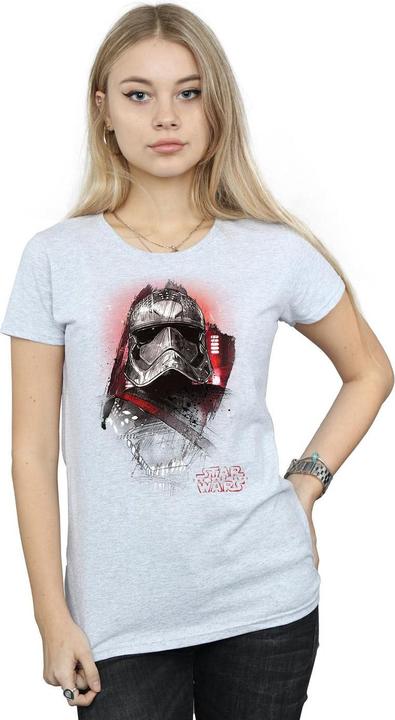 Actual product image Star Wars Womens/Ladies The Last Jedi Captain Phasma Brushed Cotton T-Shirt (XXL)