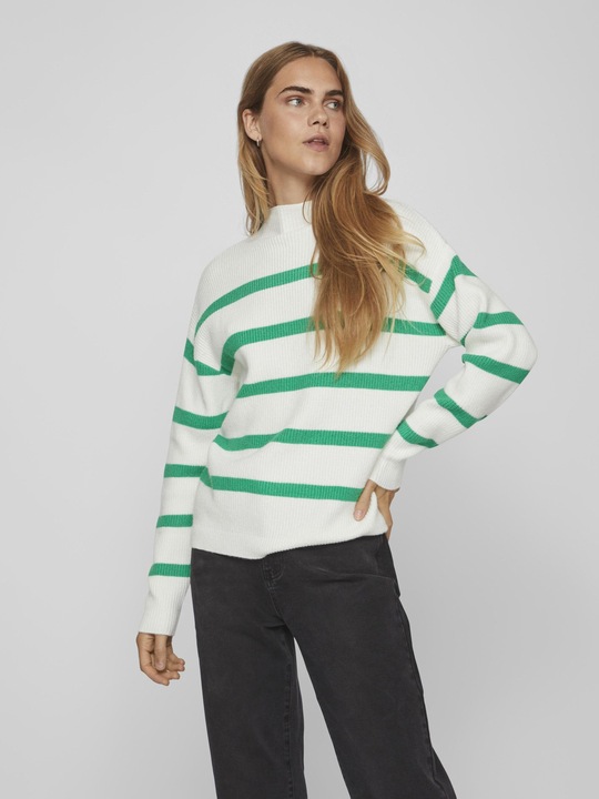 Produktbild Vila Gestreifter Strickpullover (XXL)