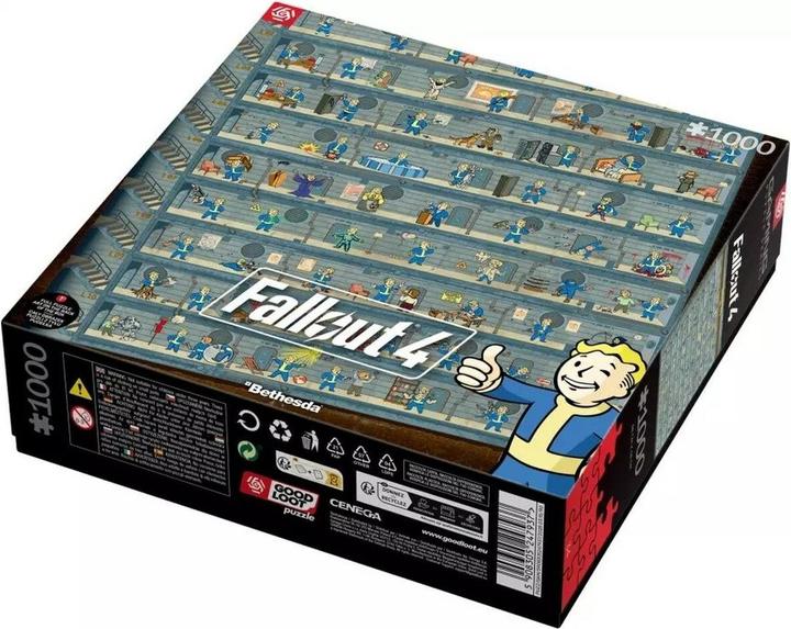 Actual product image Good Loot Puzzle Gaming Puzzle: Fallout 4 Perk Poster 1000 elementów (1000 pieces)