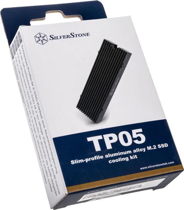 Actual product image Silverstone SST-TP05 M.2 SSD Cooling Kit