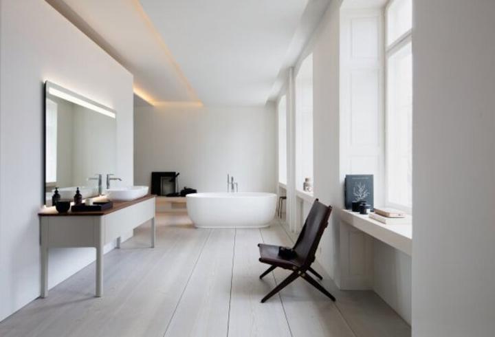 Produktbild Duravit Badewanne LUV 1800x850mm freist 2 Rückenschrägen weiss (252 l, 180 cm, 85 cm)