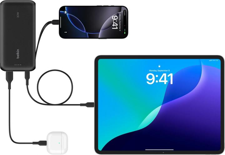 Actual product image Belkin Charger (20000 mAh, 30 W, 74 Wh)