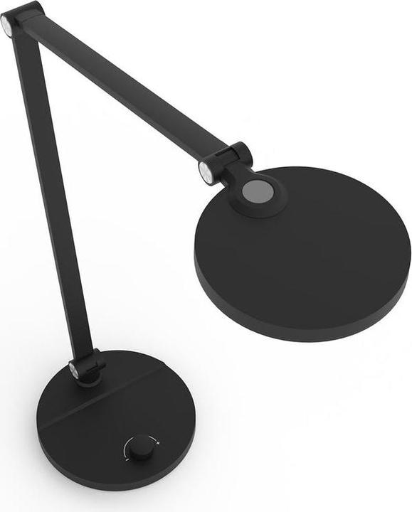 Produktbild FeinTech SKT LTL00121 - LED-Schreibtischlampe 7 W mit Drehknopf schwarz (540 lm)