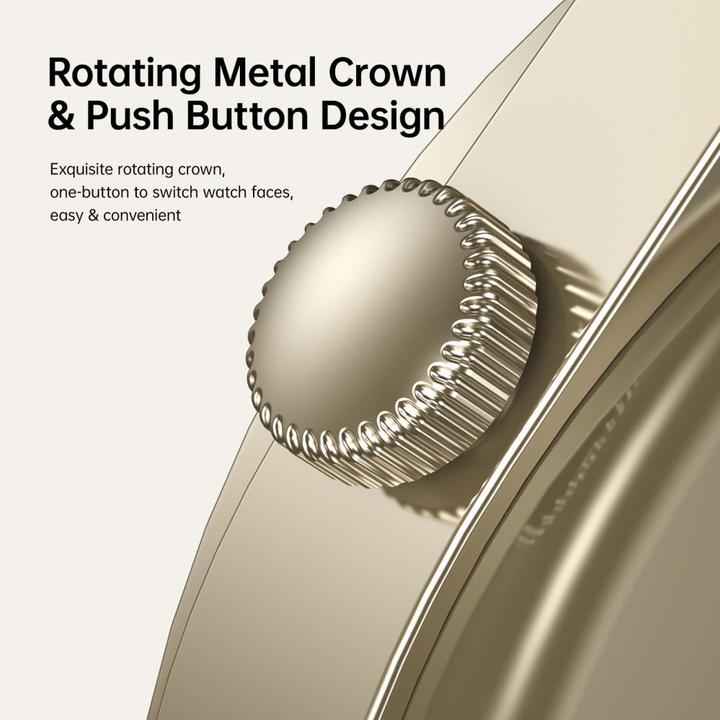 Image du produit Joyroom Montre intelligente JR-FC2 Classic Series avec fonction de réponse aux appels IP68 - or (47 mm)