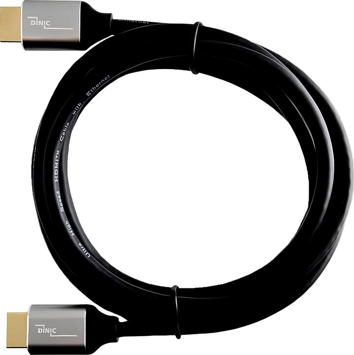 Image du produit Dinic HDMI2.1Kab.m.2Stec.Alu.geh.2m (2 m)